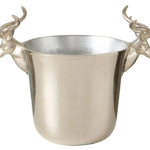 Кулер для вина и шампанского "Людвиг", алюминий, серебряный, 27 см, Boltze