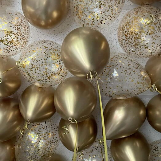 Шары под потолок 20 шт💛