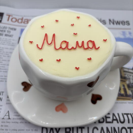 Торт в кружке/чайная пара/маме/мамочке