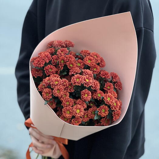 Осенние хризантемы сантини