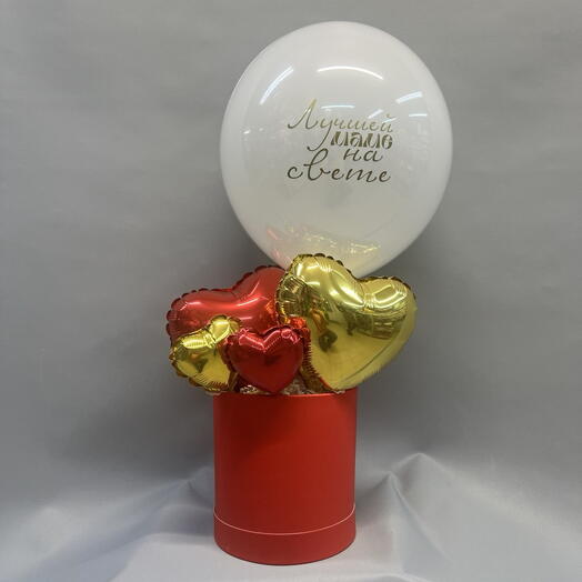 Композиция в коробке Для лучшей мамы на всете