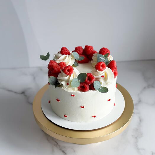 Торт 1,5 кг с малиной