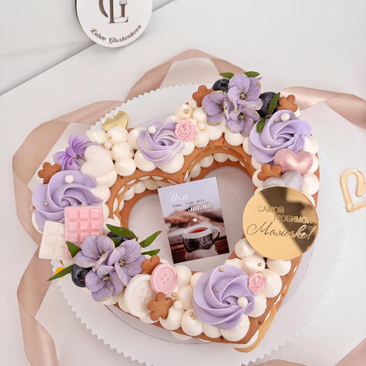 Медовое сердце для Мамочки💜