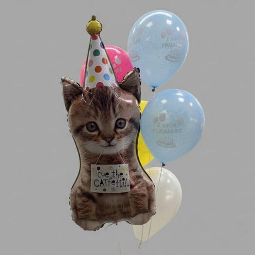 Набор шаров с котенком 🤗
Шарики на День Рождения 🎉