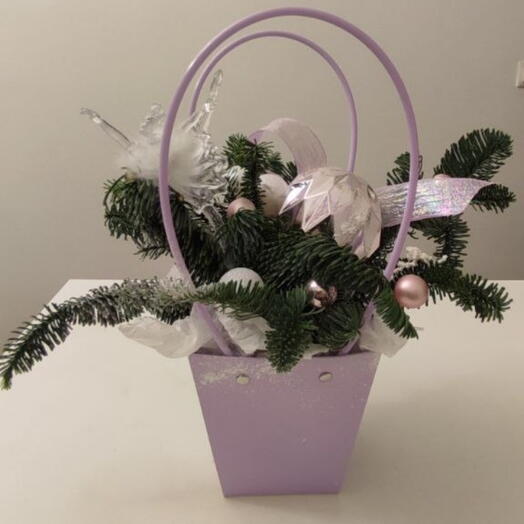 Новогодняя композиция "Балерина"