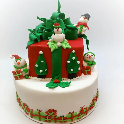 Новогодний торт