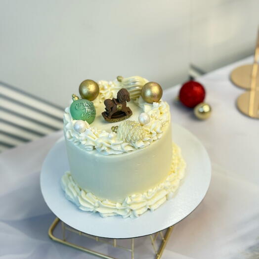 Торт новогодний  с символом года 2 кг, Новый год