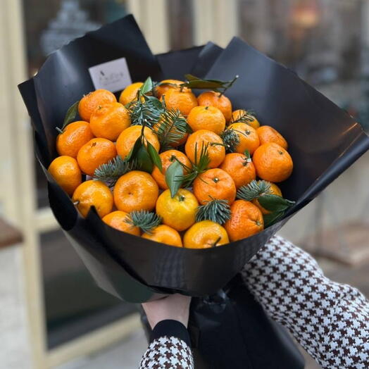 Букет из мандаринов S