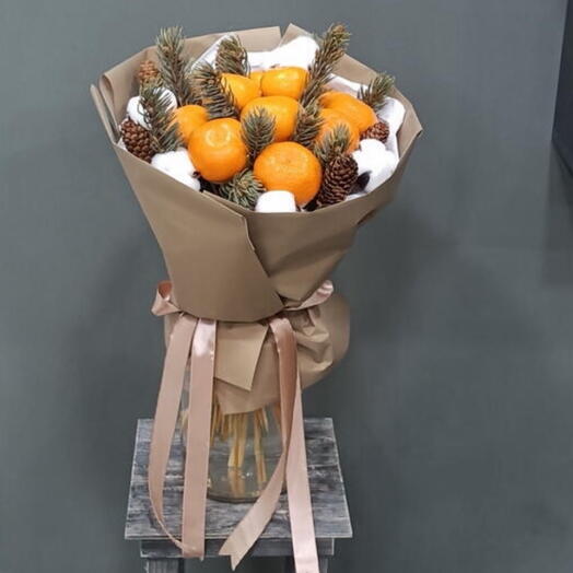 Букет с мандаринами