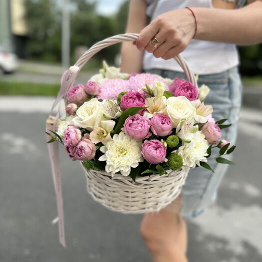 Корзина «Цветочный Микс»