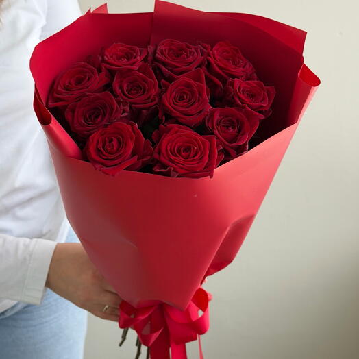 11 rosas rojas