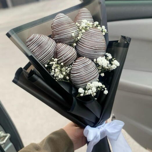 Букет из клубники в шоколаде xxs