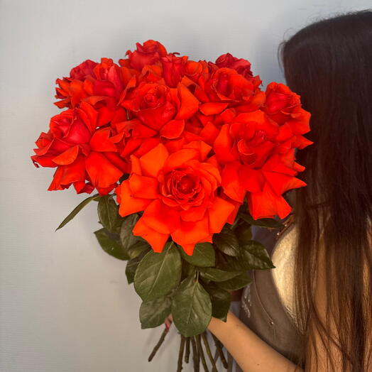 Моно букет из французской розы 🌹 Нина