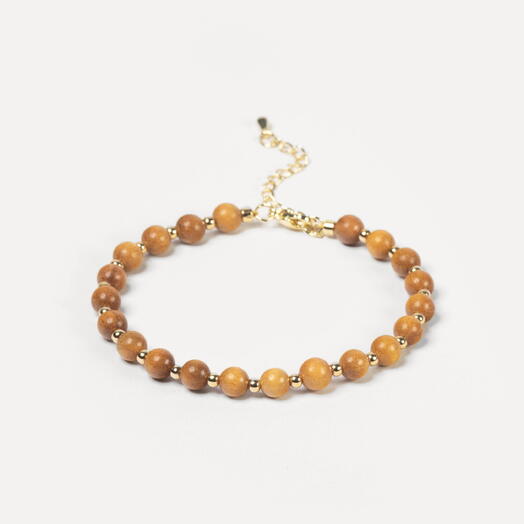 Браслет Самшит Сандал 14K 17 см (BRA1146)