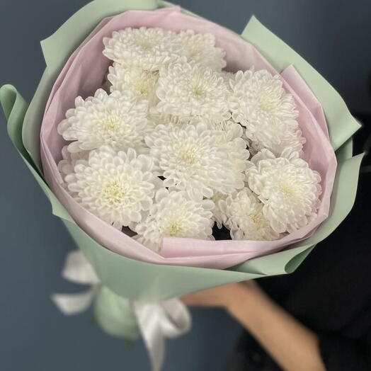 Букет из 3 хризантем