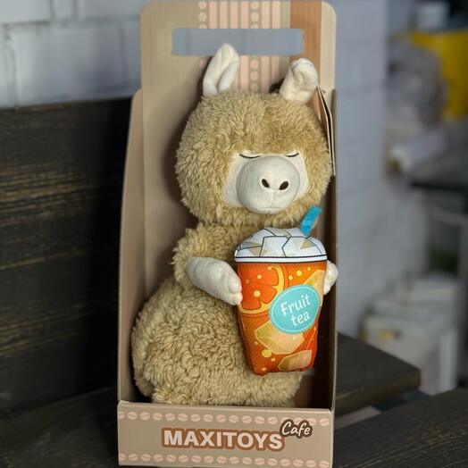 Мягкая игрушка Лама фруктовый чай