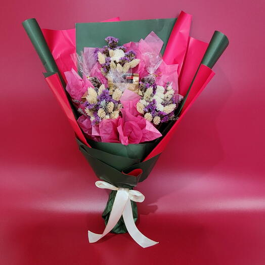 Букет чайный к Дню Влюблённых