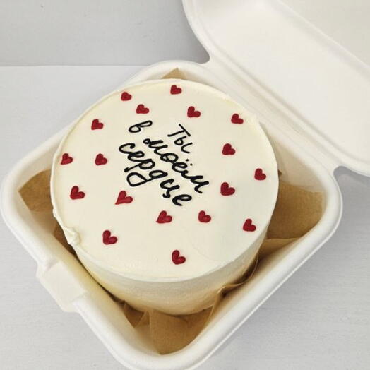 Бенто-торт на день влюбленных