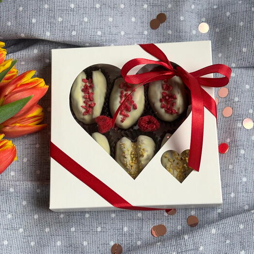 Финики в белом шоколаде для любимой