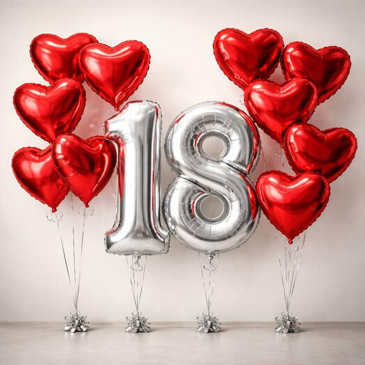 Набор воздушных шаров на день рождения