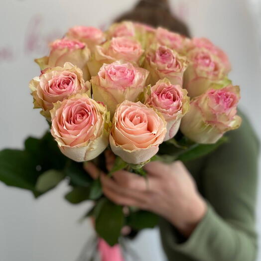 🌹Букет из 15 шт/ Розы Эквадор/Букет для любимой/ Доставка цветов в Уфе/ Цветы Уфа