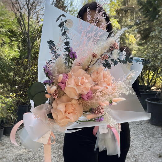 Bouquet of French roses♥️ will not wither