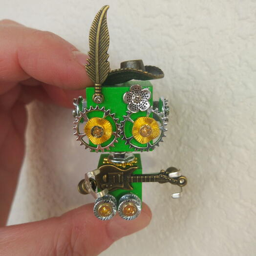 Брелок для сумки или ключей из дерева бук