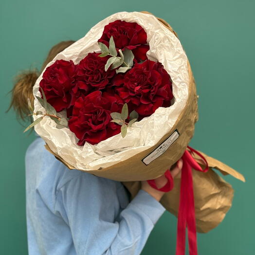 Французские розы в оригинальной упаковке️🥀