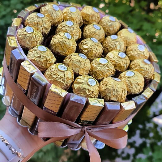 Торт из конфет Ferrero Rocher и Merci»🤎