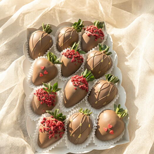 Клубника в шоколаде набор 12 ягод номер 4