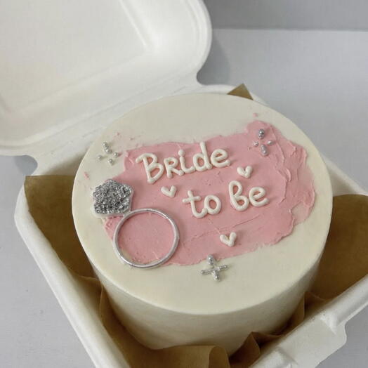 Бенто торт на девичник «Bride to be»