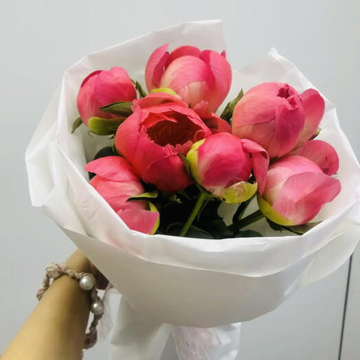 Коралловые пионы*7