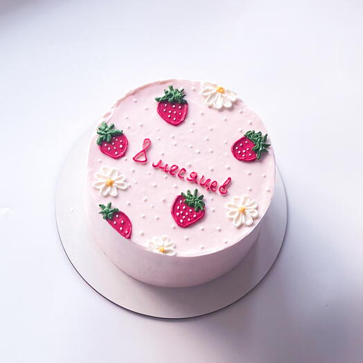 Торт детский «Клубника в ромашках» 1.2 кг
рисунок кремом: 🍓🍓🍓🍓🍓 + 🌼🌼🌼🌼