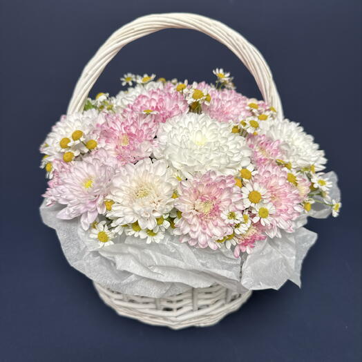 Корзина «Розовое солнце»
