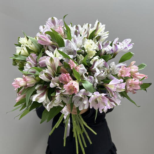 АКЦИЯ‼️Охапка из 15 альстрамерий микс 💕🌸