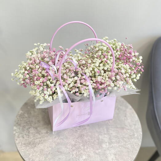 Пышная сумочка гипсофил 💜