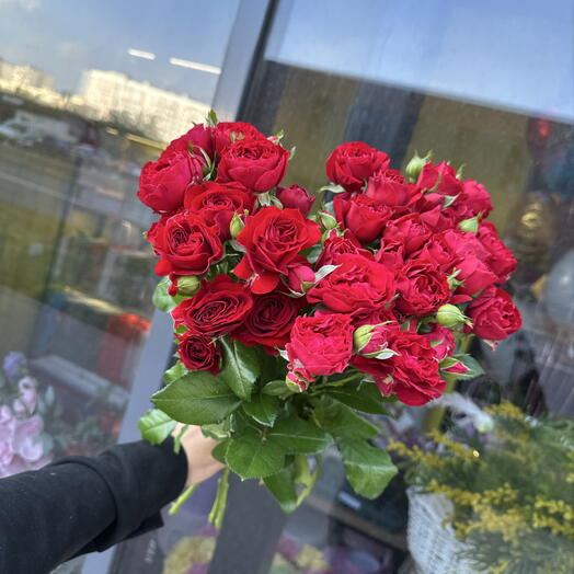 Кустовая Роза семь под ленту