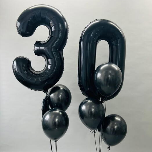 Воздушные шары на 30 лет парню