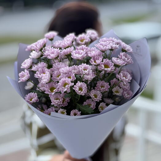 Букет с сантиниями