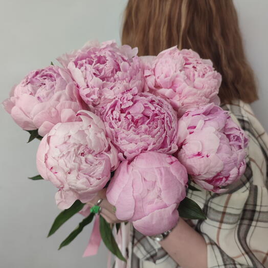Моно из 7 пионов 🌸