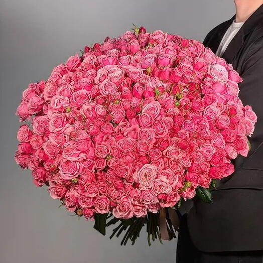 Букет из 101 розы Silva Pink