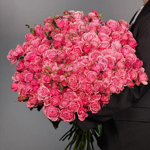 Букет из 51 розы Silva Pink