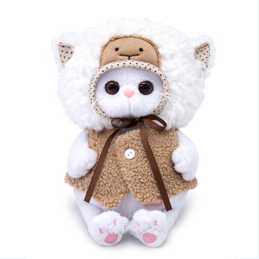 Мягкая игрушка Кошечка Ли-Ли 18 см в костюме Овечка