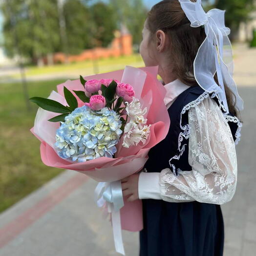 Букет школьников на 1 сентября