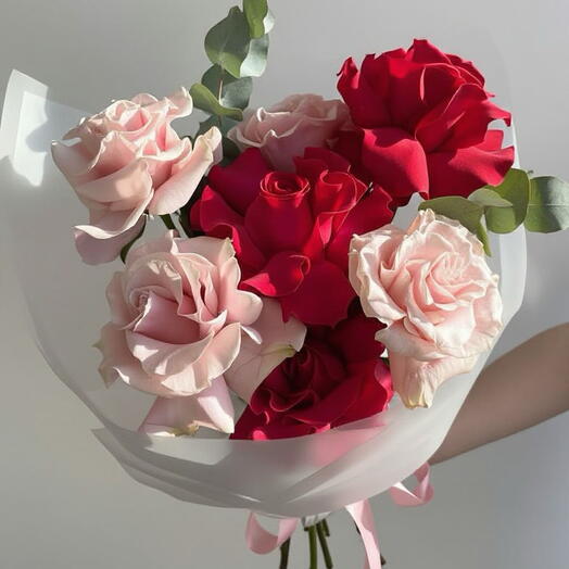 Букет из кружевных французских роз🌺