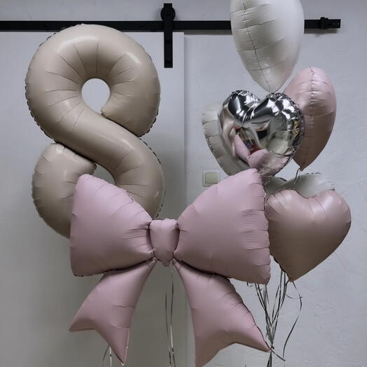 Baloons composition