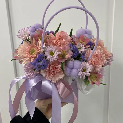 Сумка FRESH FLOWERS в лавандовых оттенках