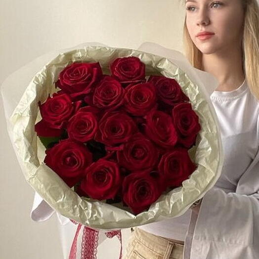 💕ШОК ЦЕНА💕-50%АКЦИЯ💕Букет «Глубина чувств» 15 роз Россия/Цветы в Уфе