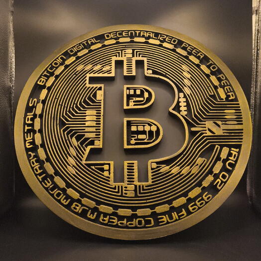 Статуэтка Биткойн