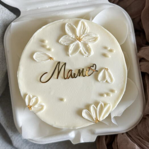 Бенто торт Маме с топпером